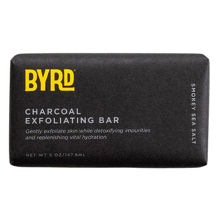 BYRD Activated Charcoal Exfoliating Bar