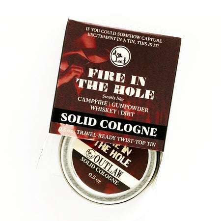 Outlaw Fire In The Hole Campfire Solid Cologne
