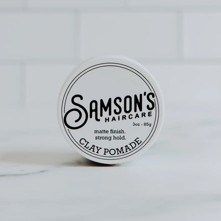 Samson's Haircare Matte Finish Clay Pomade Original