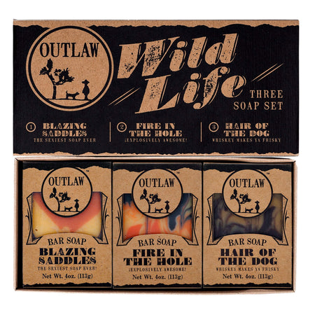 Outlaw Wild Life Western Handmade Soap Set
