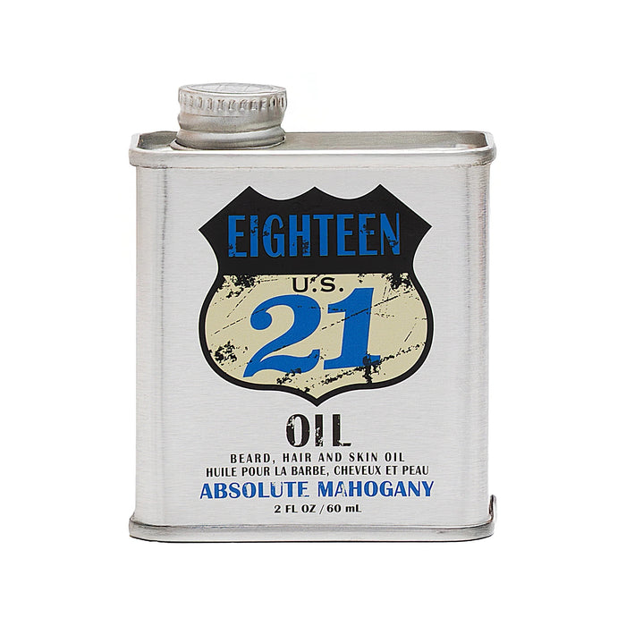 18.21 Man Made Beard, Hair, & Skin Oil Absolute Mahogany