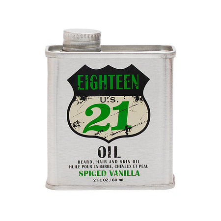 18.21 Man Made Beard, Hair, & Skin Oil Spiced Vanilla