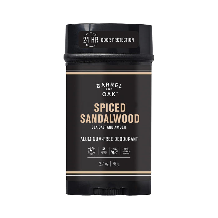 Barrel & Oak Aluminum-Free Deodorant Spiced Sandalwood