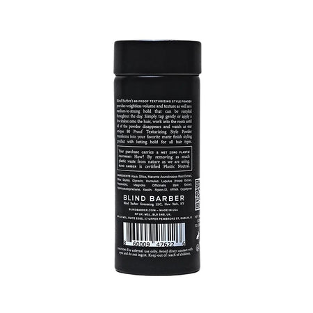 Blind Barber 80 Proof Texturizing Style Powder