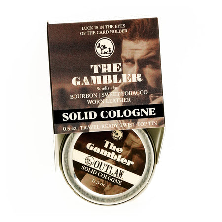 Outlaw The Gambler Whiskey Solid Cologne