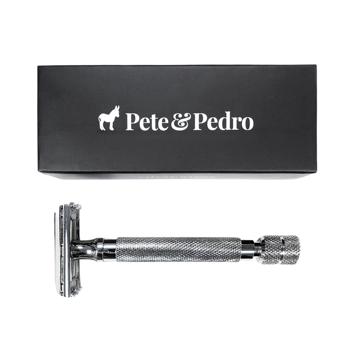 Pete & Pedro Safety Razor & Replacement Double-Edge Blades