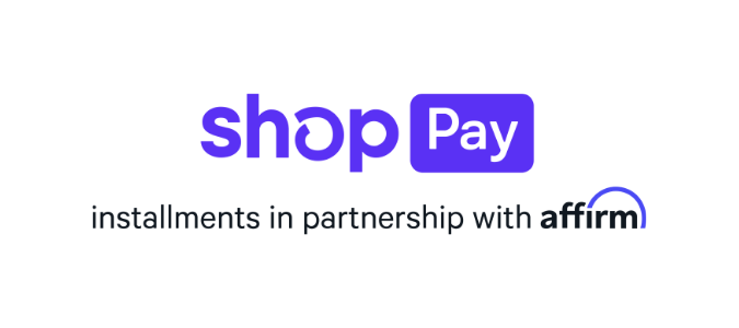 Shop Pay installments in partnership with Affirm