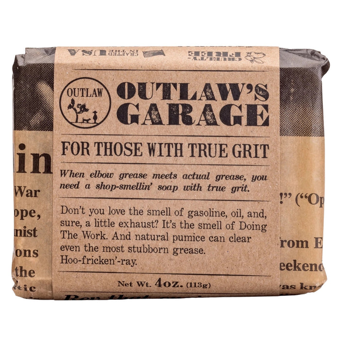 Outlaw Soaps Outlaw's Garage Handmade Pumice Soap