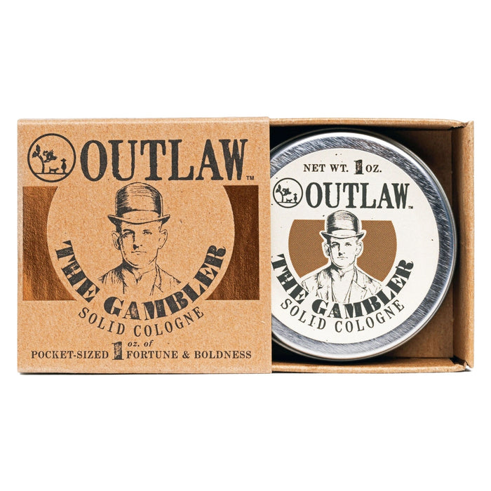 Outlaw Soaps The Gambler Whiskey Solid Cologne