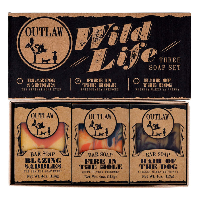 Outlaw Soaps Wild Life Western Handmade Soap Set